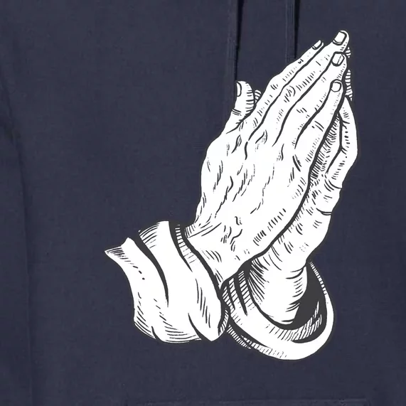 Praying Hands Premium Hoodie