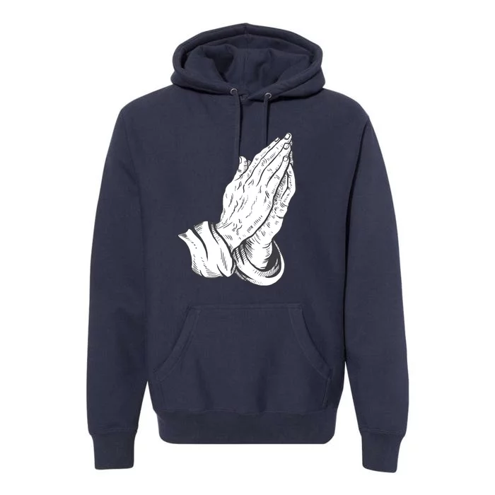 Praying Hands Premium Hoodie