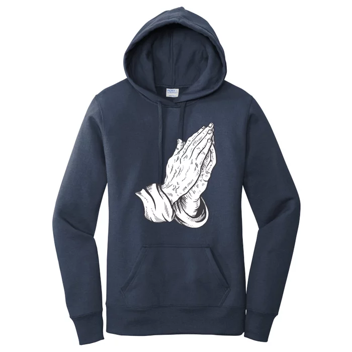 Praying Hands Women's Pullover Hoodie