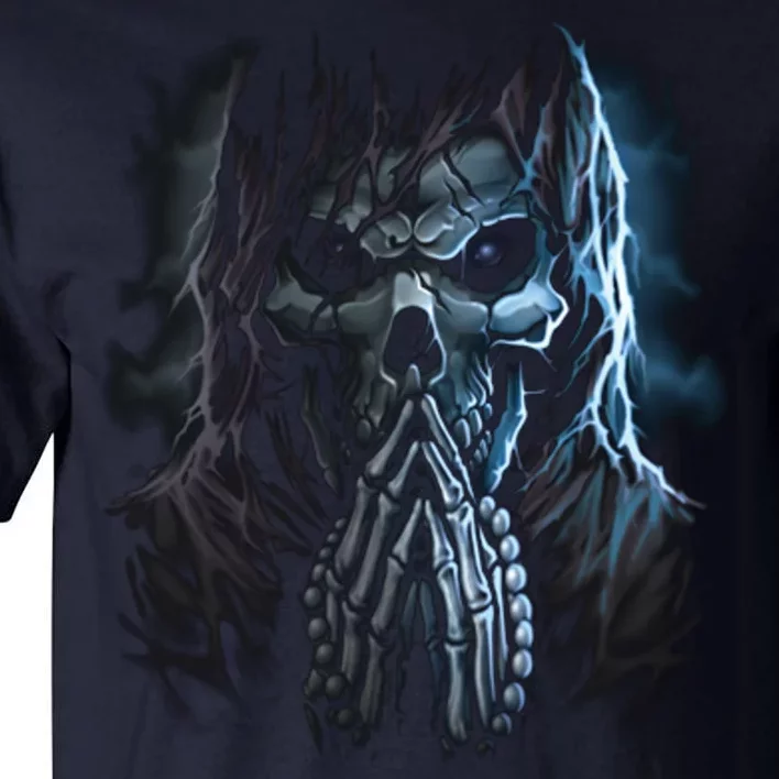 Praying Reaper Skeleton Tall T-Shirt