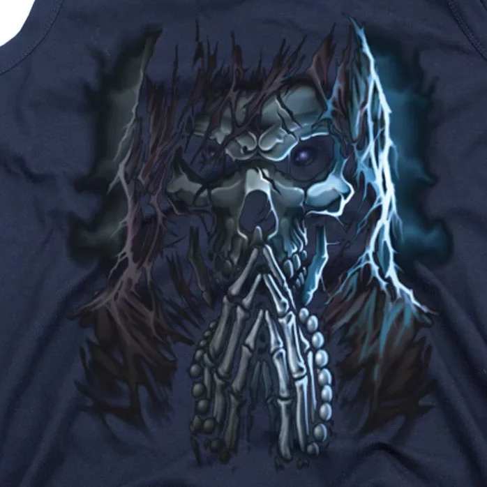 Praying Reaper Skeleton Tank Top