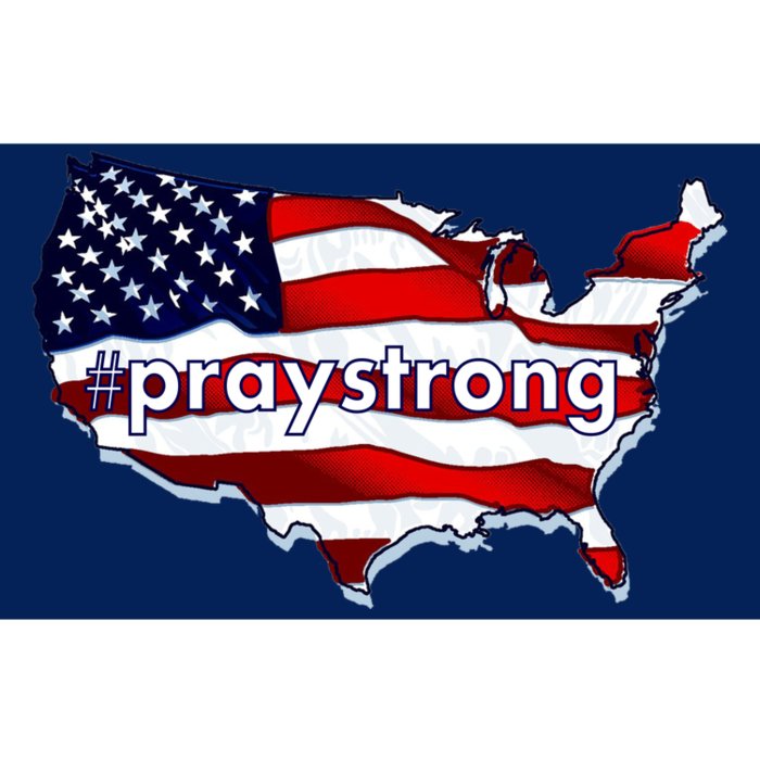 #praystrong Pray Strong For America Bumper Sticker