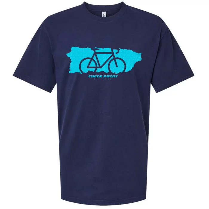 Puerto Rico Bike Cycling Sueded Cloud Jersey T-Shirt