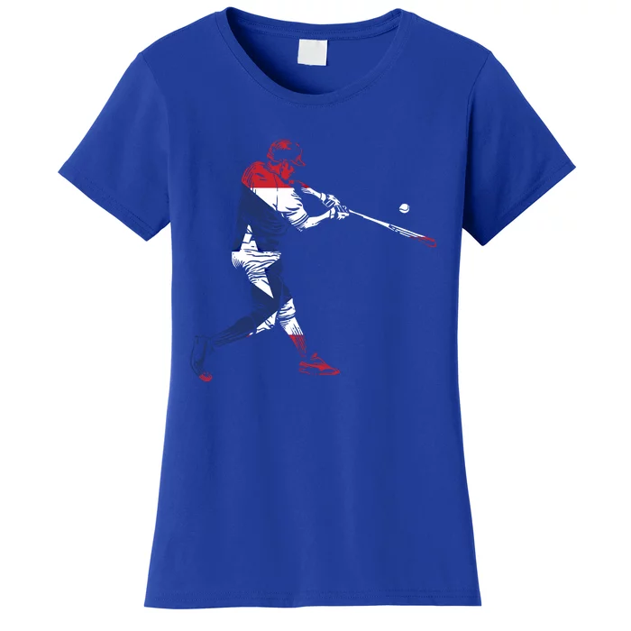 Puerto Rico Baseball Gift Cute Famous Island Game Gift Women's T-Shirt