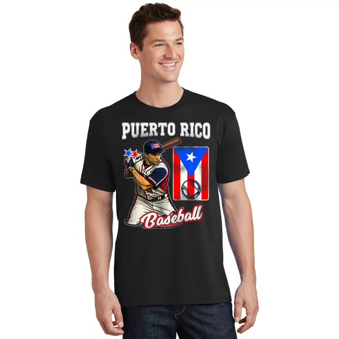 Puerto Rico Baseball PR Boricua Player T-Shirt