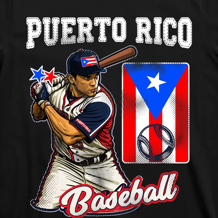 Puerto Rico Baseball PR Boricua Player T-Shirt