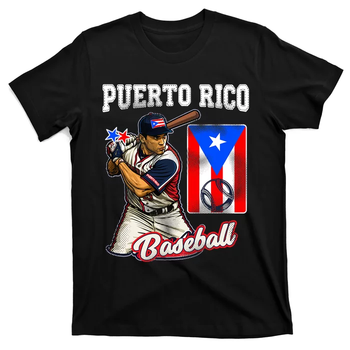 Puerto Rico Baseball PR Boricua Player T-Shirt