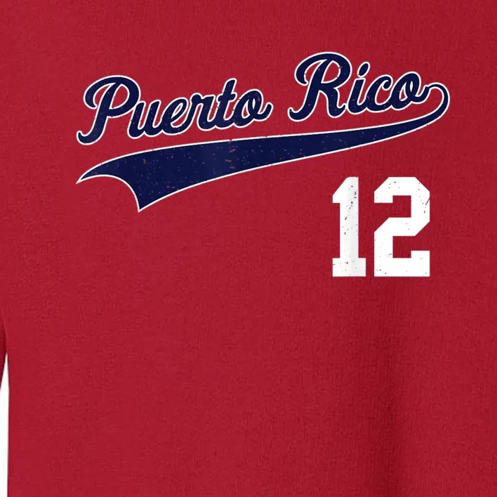 Puerto Rico Baseball 21 For Santurce Baseball Fans Toddler Sweatshirt