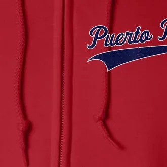 Puerto Rico Baseball 21 For Santurce Baseball Fans Full Zip Hoodie