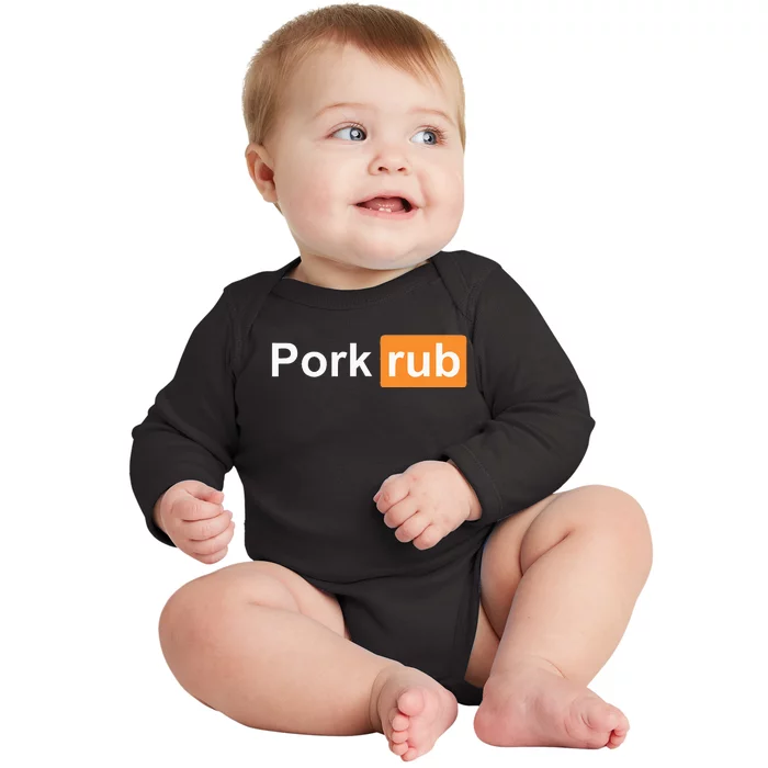 Pork Rub Bbq Smoker Lover Baby Long Sleeve Bodysuit