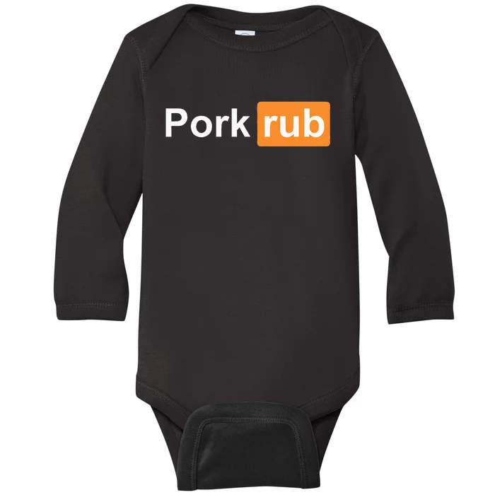 Pork Rub Bbq Smoker Lover Baby Long Sleeve Bodysuit