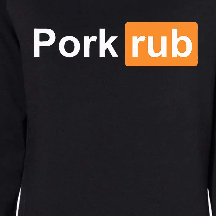 Pork Rub Bbq Smoker Lover Womens California Wash Sweatshirt