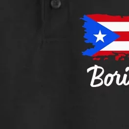 Puerto Rico Boricua Vintage Puerto Rican Flag Dry Zone Grid Performance Polo