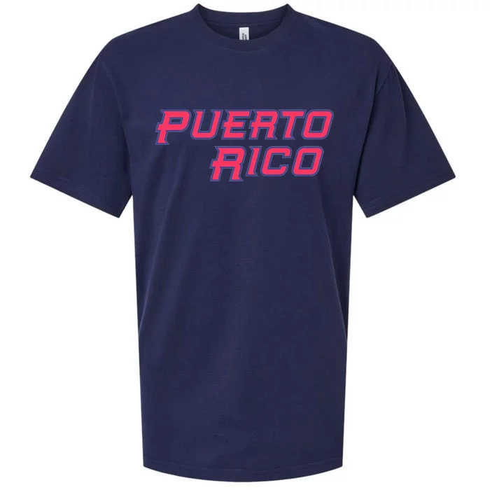 Puerto Rico Baseball World Baseball Classics Sueded Cloud Jersey T-Shirt