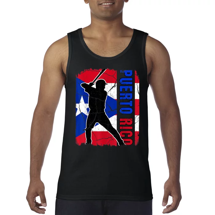 Puerto Rico Baseball 21 For Santurce Baseball Fans Tank Top