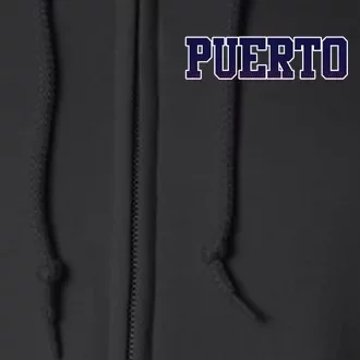 Puerto Rico Baseball 21 For Santurce Baseball Fans Full Zip Hoodie