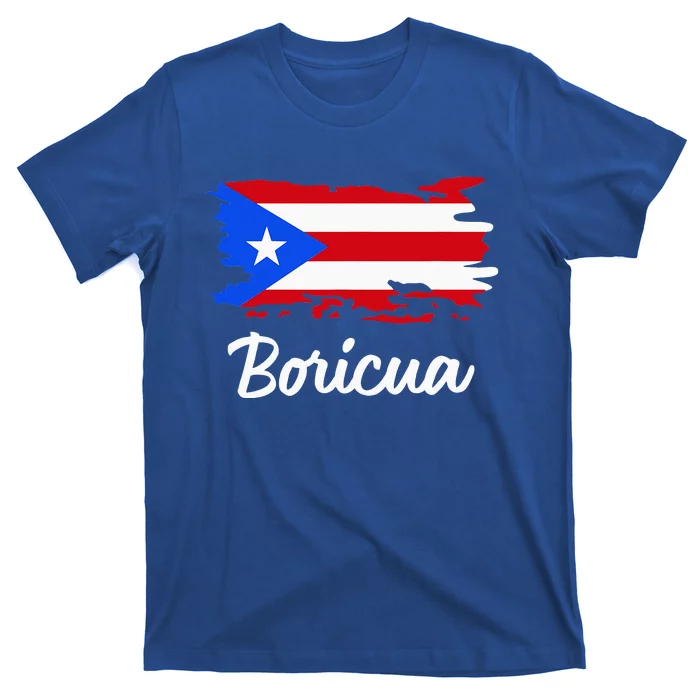 Puerto Rico Boricua Vintage Puerto Rican Flag T-Shirt