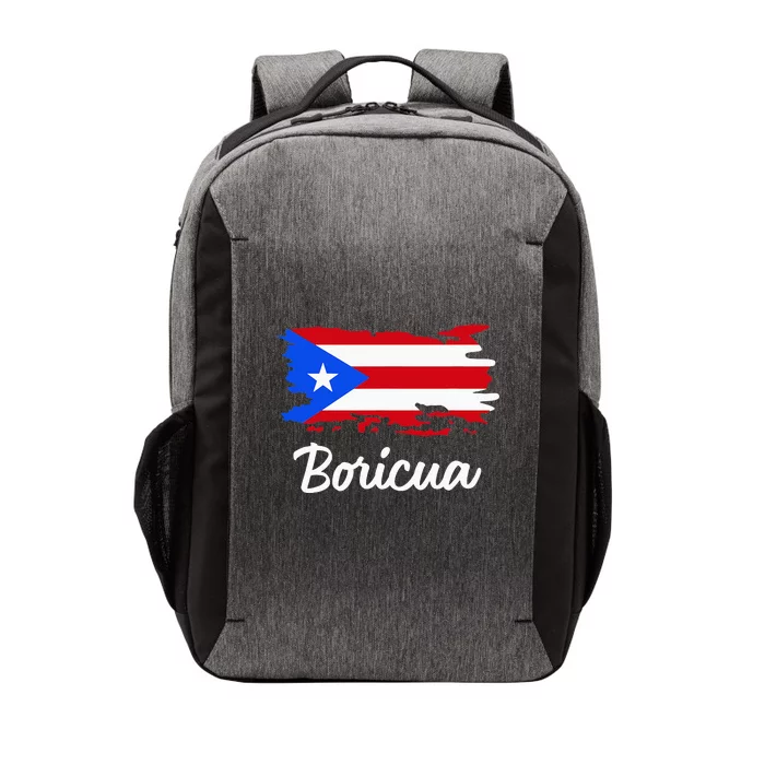 Puerto Rico Boricua Vintage Puerto Rican Flag Vector Backpack