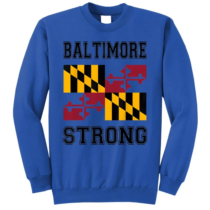 Patapsco River Baltimore Strong Tall Sweatshirt