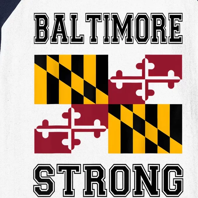 Patapsco River Baltimore Strong Baseball Sleeve Shirt