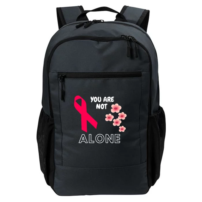 Pink Ribbon Breast Cancer Awareness Flower Gift Daily Commute Backpack