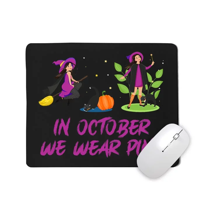 Pink Ribbon Breast Cancer Shirts Halloween Mousepad