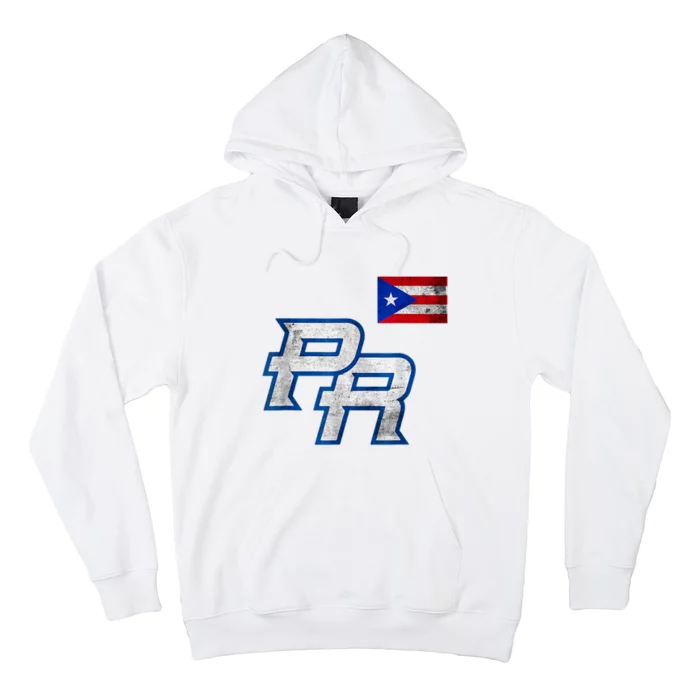 Puerto Rican Baseball Player Puerto Rico Flag Baseball Fans Hoodie