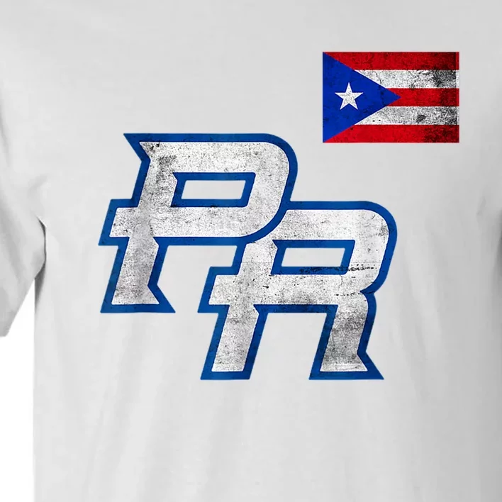 Puerto Rican Baseball Player Puerto Rico Flag Baseball Fans Tall T-Shirt