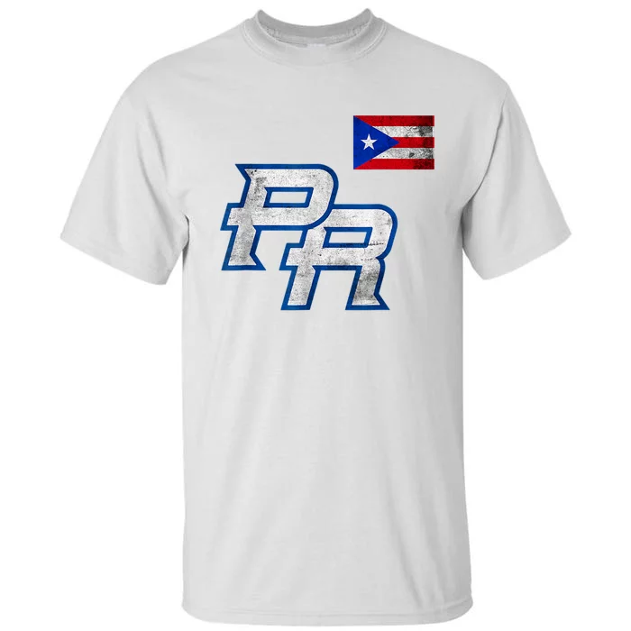 Puerto Rican Baseball Player Puerto Rico Flag Baseball Fans Tall T-Shirt