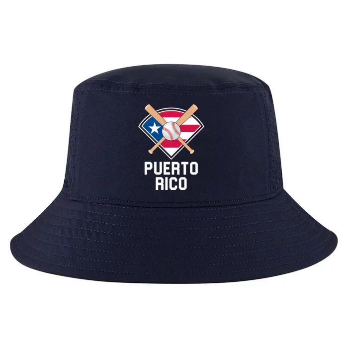 Puerto Rico Baseball Team Patriotic Beisbol Flag Cool Comfort Performance Bucket Hat