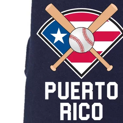 Puerto Rico Baseball Team Patriotic Beisbol Flag Doggie 3-End Fleece Hoodie