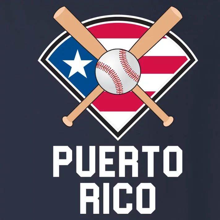 Puerto Rico Baseball Team Patriotic Beisbol Flag Toddler Long Sleeve Shirt