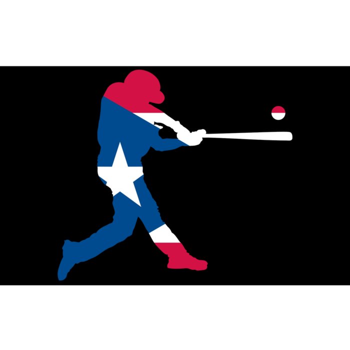 Puerto Rico Baseball Player Bumper Sticker