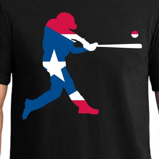 Puerto Rico Baseball Player Pajama Set