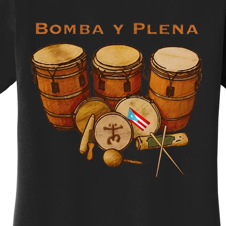 Puerto Rico Bomba Y Plena Boricua Women's T-Shirt