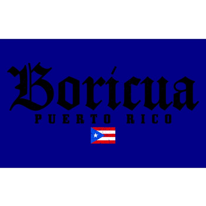 Puerto Rico Boricua Vintage Puerto Rican Flag Pride Gift Bumper Sticker