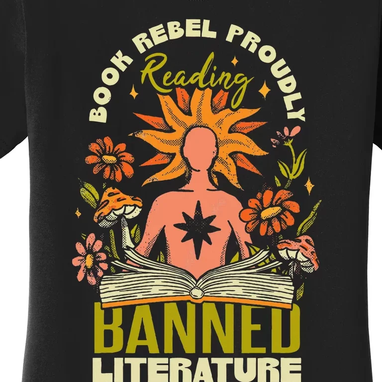 Proudly Reading Banned Literature Banned Books Women's T-Shirt