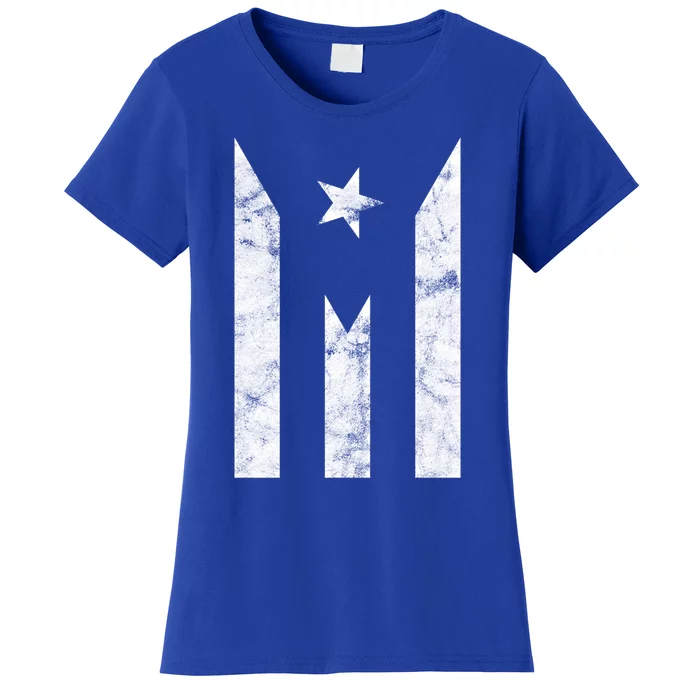 Puerto Rico Black Flag Puerto Rican Pride Independent Gift Women's T-Shirt