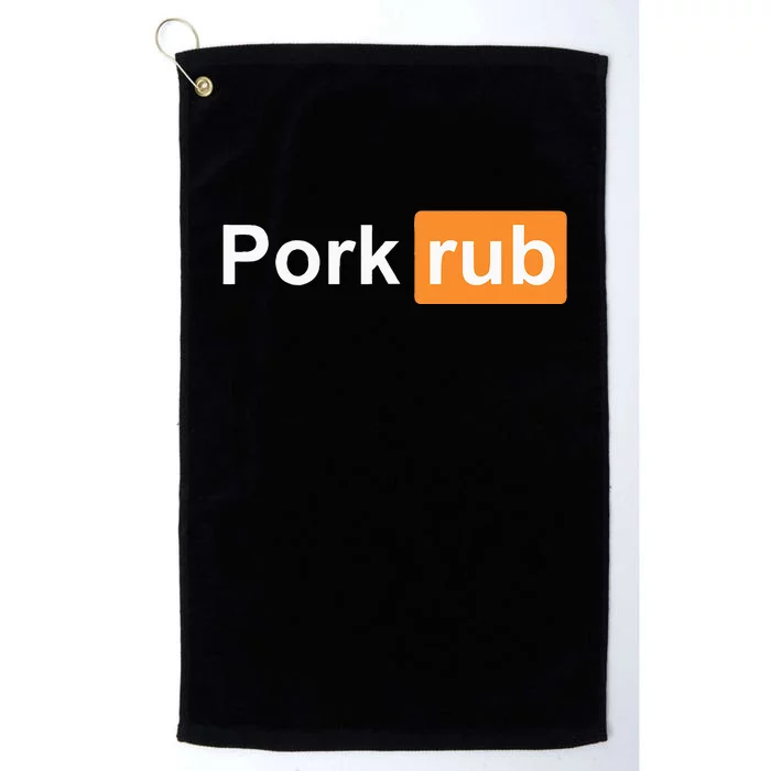 Pork Rub Bbq Smoker Lover Platinum Collection Golf Towel