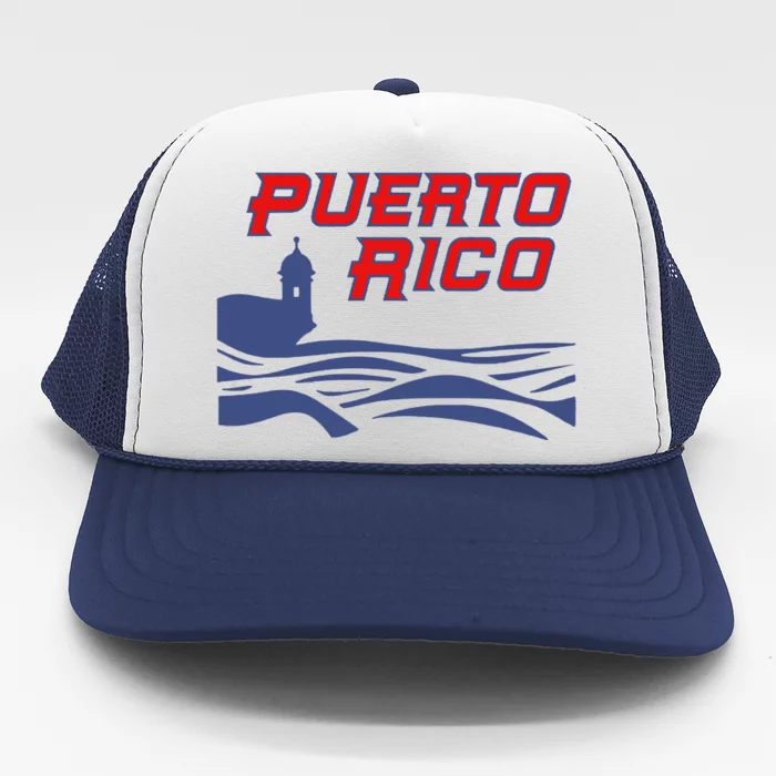 Puerto Rico Clasico Mundial Beisbol Diseo Para Trucker Hat