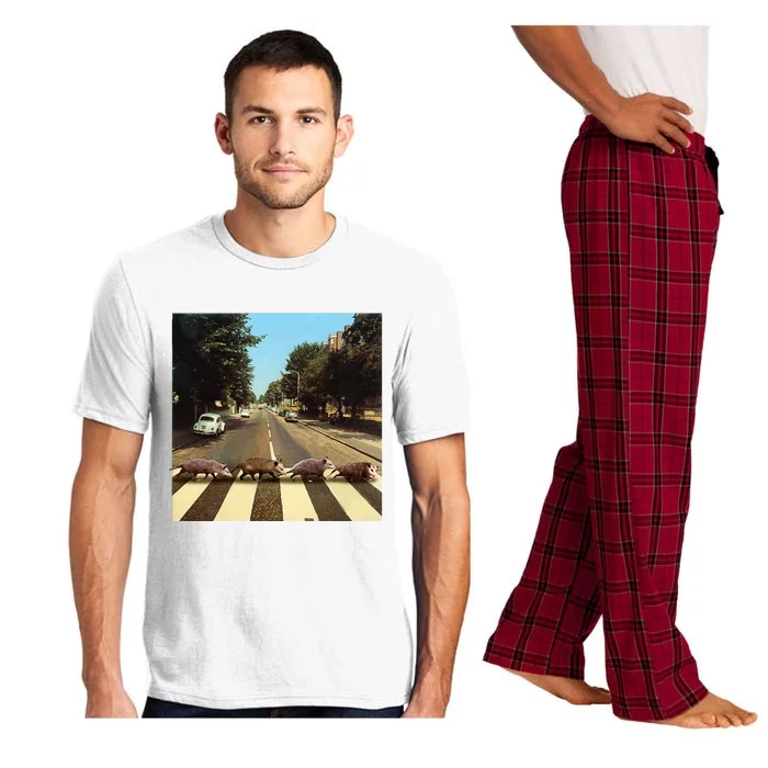 Possums Road Crossing Parody Opposum Lover Pajama Set