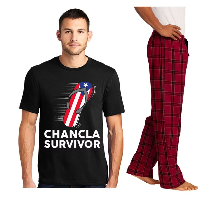 Puerto Rico Chancla Survivor Celebrating Hispanic Heritage Pajama Set