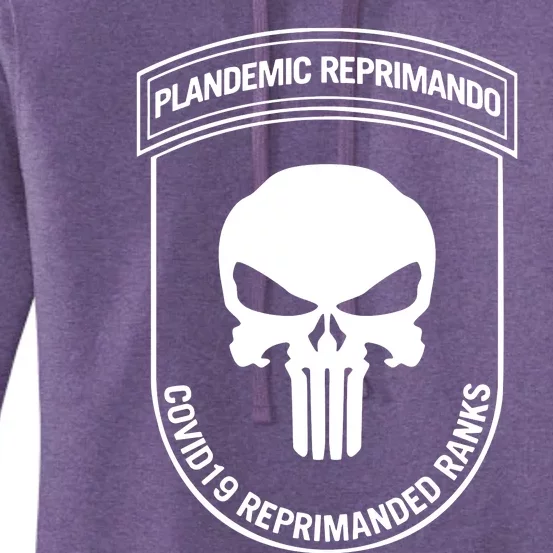 Plandemic Reprimando Covid19 Reprimanded Ranks Women's Pullover Hoodie