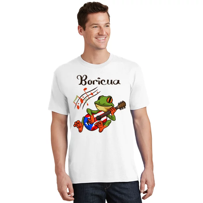 Puerto Rico Coqui Frog Puerto Rican Music T-Shirt