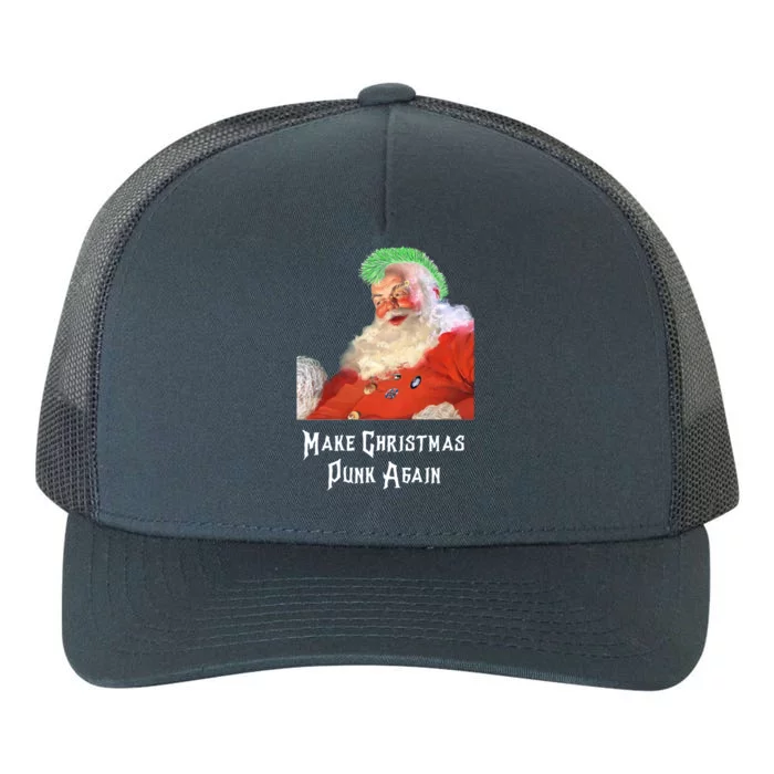 Punk Rock Christmas Santa Punk Rock Great Gift Yupoong Adult 5-Panel Trucker Hat