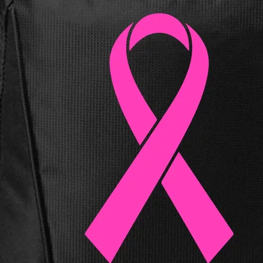 Pink Ribbon Cancer Day Breast Cancer Awareness City Backpack