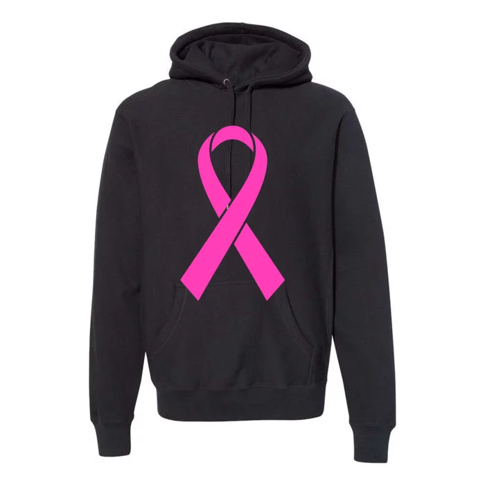 Pink Ribbon Cancer Day Breast Cancer Awareness Premium Hoodie