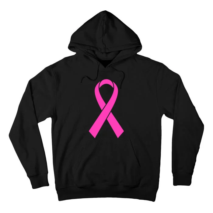 Pink Ribbon Cancer Day Breast Cancer Awareness Tall Hoodie