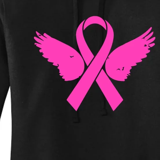 Pink Ribbon Cancer Day Breast Cancer Awareness Women's Pullover Hoodie