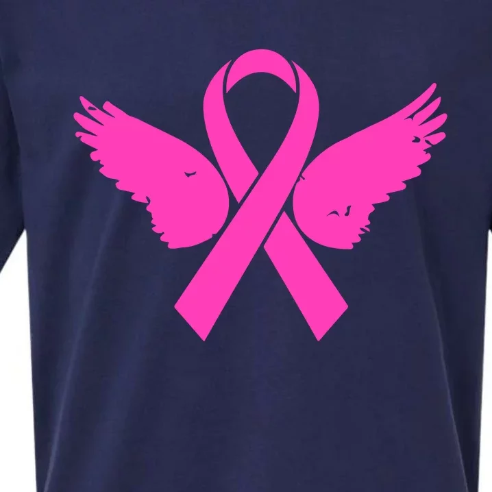 Pink Ribbon Cancer Day Breast Cancer Awareness Sueded Cloud Jersey T-Shirt